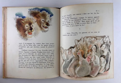 Angomar et Priscilla. Illustrations de Mariette Lydis.. André LICHTENBERGER / Mariette LYDIS