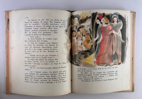 Angomar et Priscilla. Illustrations de Mariette Lydis.. André LICHTENBERGER / Mariette LYDIS