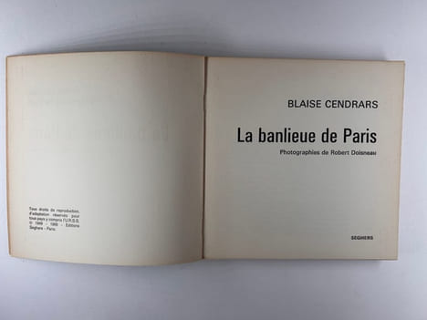 La Banlieue de Paris. Photographies de Robert Doisneau. . Blaise CENDRARS - Robert DOISNEAU
