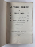 Le Triple Démisme de Suen Wen. Traduit, annoté et apprécié par Pascal M. dElia. Avec une introduction et un index. Seconde édition revue et corrigée. par SUEN WEN (Sun-Yat-Sen )  - Image 2