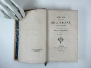 RELIURE AUX ARMES. Oeuvres complètes de Jean Racine. Avec les notes de tous les commentateurs. Quatrième édition publiée par L. Aimé-Martin. Tome cinquième. Collection des Classiques François. RELIURE DE THOUVENIN, AUX ARMES DE LOUIS-PHILIPPE 1ER.  par Jean RACINE - Image 4