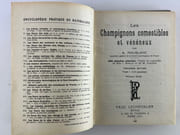 Les champignons de France, 3e édition. Les champignons comestibles et vénéneux. Tome 1. 112 planches coloriées, d'après les aquarelles de Mlle J. Boully et de Mr Porchet.  Encyclopédie pratique du naturaliste XXII & XXIII. par A. MAUBLANC - Image 2