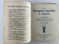 Les champignons de France, 3e édition. Les champignons comestibles et vénéneux. Tome 1. 112 planches coloriées, d'après les aquarelles de Mlle J. Boully et de Mr Porchet. Encyclopédie pratique du naturaliste XXII & XXIII.