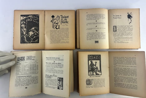 ALMANACH DES SAISONS. 4 NUMÉROS : Printemps 1920 - Automne 1920 - Hiver 1920-1921 -  Printemps 1921. MANQUE Eté 1920 pour être complet en 5 ...