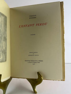 L'enfant perdu. Poème. . Tristan DEREME
