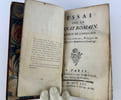 Essai sur le S&eacute;nat romain. Traduit de l'anglois par CHAPMAN, Principal du College de la Madeleine &agrave; Cambridge.