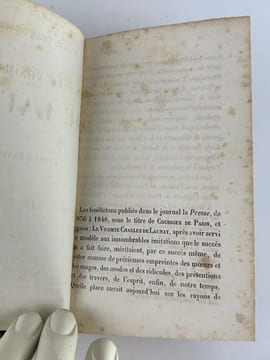 Le Vicomte de Launay. Lettres parisiennes. En 3 volumes, complet.. Madame Emile de GIRARDIN
