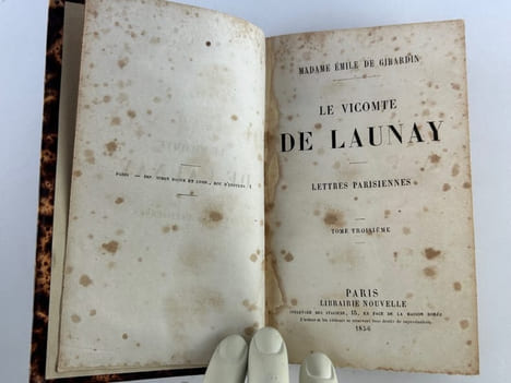 Le Vicomte de Launay. Lettres parisiennes. En 3 volumes, complet.. Madame Emile de GIRARDIN