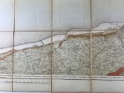 DUNKERQUE. Carte topographique de l'Etat-Major. Carte géologique détaillée. Côte de Calais à Nieuport.  par  - Image 4