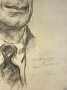 Portrait d'homme (35x49cm) par Louis BUISSERET - Image 3