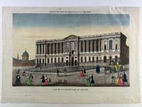 (VUE D'OPTIQUE/ ZYGRASCOPE) Vue de la Colonnade du Louvre