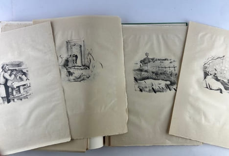 L'enfant de la haute mer. ENVOI DE L'AUTEUR. Illustré de 27 lithographies originales de Pierre Roy. Tirage de tête. Un des 36 ex. sur vélin d'Arches. ...