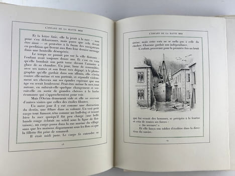 L'enfant de la haute mer. ENVOI DE L'AUTEUR. Illustré de 27 lithographies originales de Pierre Roy. Tirage de tête. Un des 36 ex. sur vélin d'Arches. ...