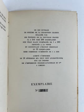 L'oeil du purgatoire. Ornements et frontispice de Delarue-Nouvellière. Un des 30 ex. HC sur vélin. . Jacques SPITZ