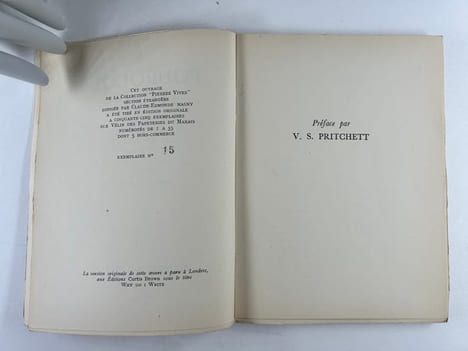 Pourquoi j'écris. (Why do I write) Un des 55 ex. sur vélin du Marais.. Elisabeth BOWEN, V.S. PRITCHETT, Graham GREENE