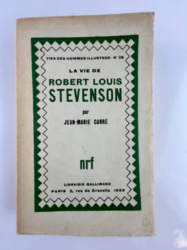 La vie de Robert Louis Stevenson. Tirage de tête. . Jean-Marie CARRE