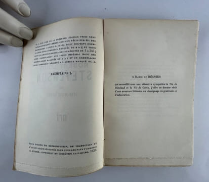 La vie de Robert Louis Stevenson. Tirage de tête. . Jean-Marie CARRE
