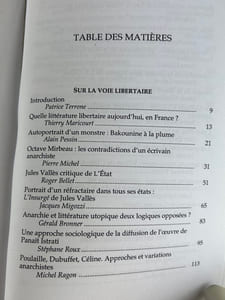 Littérature et anarchie