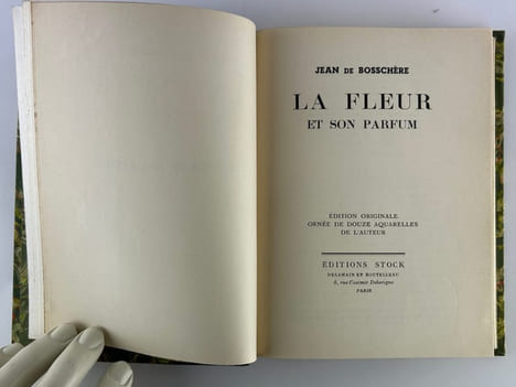 La fleur et son parfum. Edition originale ornée de douze aquarelles de l'auteur.. Jean de BOSSCHERE (Boschère)