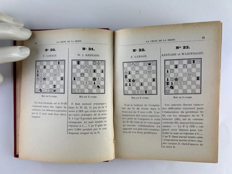 (Echecs - Chess) Les Tours de Force sur l'Echiquier. Mat en deux coups. . Alain C. WHITE