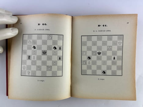 (Echecs - Chess) Les Tours de Force sur l'Echiquier. Mat en deux coups. . Alain C. WHITE