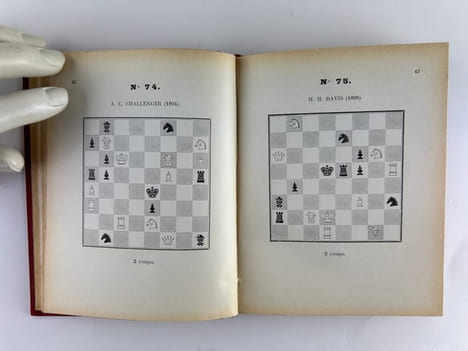 (Echecs - Chess) Les Tours de Force sur l'Echiquier. Mat en deux coups. . Alain C. WHITE