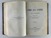 La Foire aux Vanités - Roman anglais. Tome 1 & 2 reliés à la suite. par M.W. THACKERAY. Traduit avec l'autorisation de l'auteur par Georges Guiffrey. - Image 4