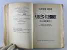 Apr&egrave;s-guerre (Nachkrieg). Exemplaire hors commerce.. Ludwig RENN. Traduit de l'allemand par Charles Burghard.