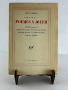 Théâtre  II  Poèmes a jouer. L'ABC de notre vie - Rythme à trois temps - Une voix sans personne - Les temps de verbe - Les Amants du métro - Tonnerre sans orage. par Jean TARDIEU.  - Image 2