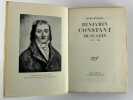 Benjamin Constant Muscadin 1795-1799. Edition originale.. Henri GUILLEMIN