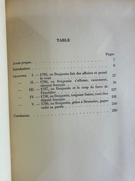 Benjamin Constant Muscadin 1795-1799. Edition originale.. Henri GUILLEMIN
