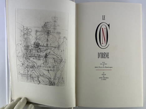 Le con d'Irène. Gravure originale de Hans Bellmer en frontispice.. Louis ARAGON. Préface d'A. Pieyre de Mandiargues. Hans BELLMER