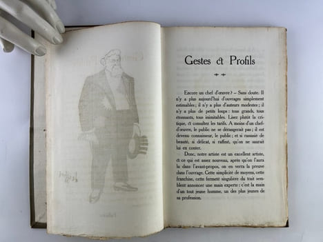 (Caricature) GESTES ET PROFILS. Dessins de Henry Geoffroy. Urbain GOHIER / Henry GEOFFROY