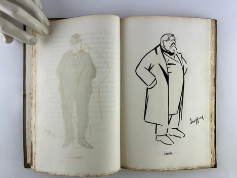 (Caricature) GESTES ET PROFILS. Dessins de Henry Geoffroy. Urbain GOHIER / Henry GEOFFROY