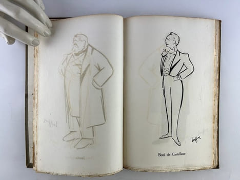 (Caricature) GESTES ET PROFILS. Dessins de Henry Geoffroy. Urbain GOHIER / Henry GEOFFROY