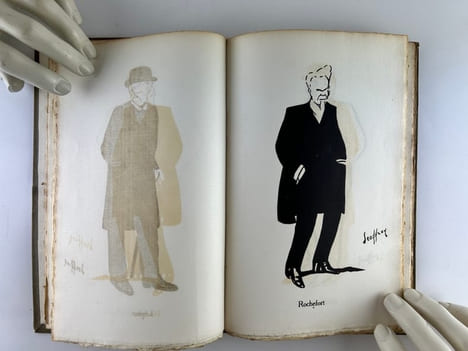 (Caricature) GESTES ET PROFILS. Dessins de Henry Geoffroy. Urbain GOHIER / Henry GEOFFROY
