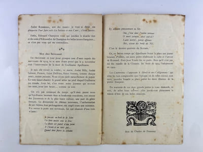 "Les Amis de 1914". Bulletin hebdomadaire de l'Académie de la Coupole. N° 60 (3e année). 16 novembre 1934