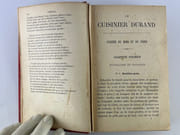 La Cuisinier Durand - Cuisine du Midi et du Nord. 10e édition revue, corrigée et augmentée. par C. DURAND, Maître-d'Hôtel, petit-fils de l'auteur. - Image 5