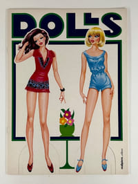 DOLLS - Réunion de 4 livrets de poupées en papier à détacher et à habiller.