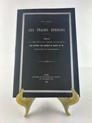 (Chemins de fer) LES TRAINS-EPERONS. Projet d'un dispositif aussi commode qu'infaillible pour prévenir tout accident de chemin de fer par collision ou tamponnement. REIMPRESSION.  par Paul MASSON - Image 1