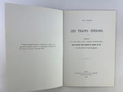 (Chemins de fer) LES TRAINS-EPERONS. Projet d'un dispositif aussi commode qu'infaillible pour prévenir tout accident de chemin de fer par collision ou tamponnement. REIMPRESSION.  par Paul MASSON - Image 2