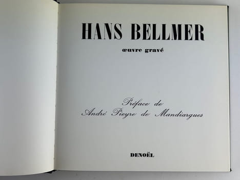Hans Bellmer - Oeuvre gravé. Hans BELLMER. Préface de André Pieyre de Mandiargues