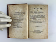 (ECHECS - CHESS) Analyse du jeu des Echecs par Philidor. Avec une nouvelle notation abrégée, et quarante-deux planches où se trouve figurée la situation du jeu pour les renvois et les fins de partie. Nouvelle Édition. A laquelle on a joint la figure et la marche des différentes pièces de ce Jeu, ainsi que l'explication des termes qui lui sont particuliers. par PHILIDOR (François-André Danican) - Image 1
