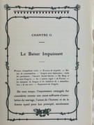 (Erotisme) LE BAISER. La France Libertine :  Le baiser conjugal - Le baisser impuissant - Le baiser cadenassé - Précepteurs du baiser conjugal - Le baiser vénal - Baiser savant - Baiser dépravé - Le culte du baiser.  par BAGNEUX DE VILLENEUVE - Image 3