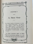 (Erotisme) LE BAISER. La France Libertine :  Le baiser conjugal - Le baisser impuissant - Le baiser cadenassé - Précepteurs du baiser conjugal - Le baiser vénal - Baiser savant - Baiser dépravé - Le culte du baiser.  par BAGNEUX DE VILLENEUVE - Image 5