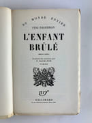 L'enfant brûlé. Tirage de tête. Un des 41 exemplaires sur vélin Lafuma Navarre. Seul grand papier. par Stig DAGERMAN. Traduit du suédois par F. Backlund.  - Image 3