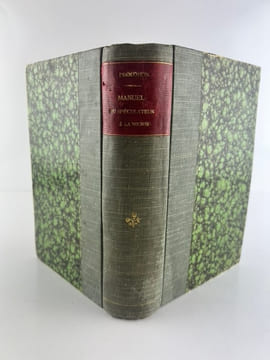 Réunion de 2 ouvrages : Le droit au travail et le droit de propriété par P.J. Proudhon. Représentant du Peuple / Manuel du spéculateur à la bourse. ...