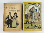 Réunion de deux titres: Un Vilain Monsieur, H. Simonis, 1898. Envoi de Willy.  On joint : Jeux de Prince, Bibliothèque des Auteurs Modernes, sans date (1906) par WILLY (Henry Gauthier-Villars) - Image 2
