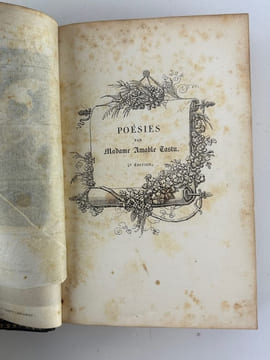 Poésies. 4e édition.. Madame Amable TASTU (1795 - 1885)