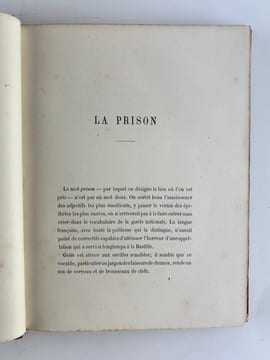 (Prison - Monde Carcéral) L'Hôtel des Haricots. Maison d'arrêt de la Garde Nationale de Paris.  70 dessins par Léon Morin. Albert de LASALLE - Edmond ...